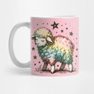 Little rainbow sheep Mug